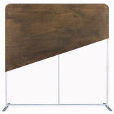 Wood Grain Grass Ball Christmas Double Sided Backdrop - Layoris